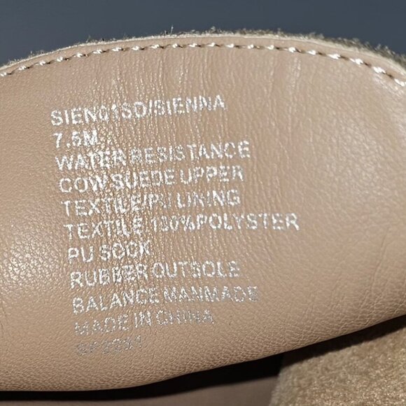 NEW Blondo Sienna Slip On Mule Size 7.5 Dark Taupe Suede Water Resistant Neutral - Picture 11 of 12